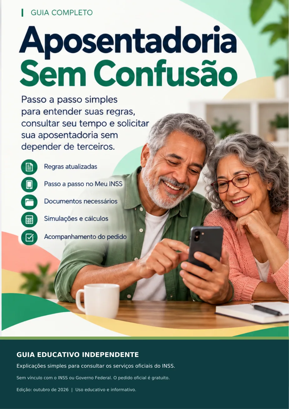 Capa real do guia Aposentadoria Sem Confusão